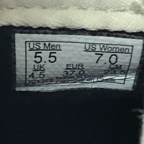 Vans Unisex Size 5.5M 7W Sk8-Hi Slim Italian Weave Aztec Grey Black Sneakers - Picture 14 of 14